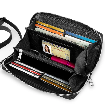 Sac bandoulière classique avec poche pour téléphone portable