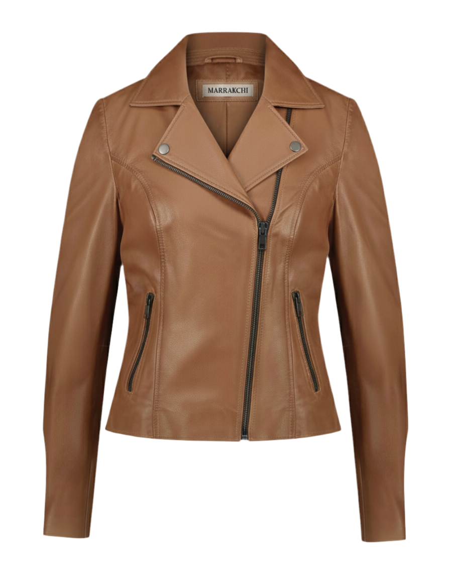 Veste en cuir d’agneau – Malika