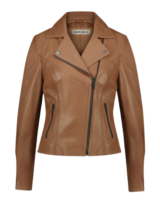Veste en cuir d’agneau – Malika