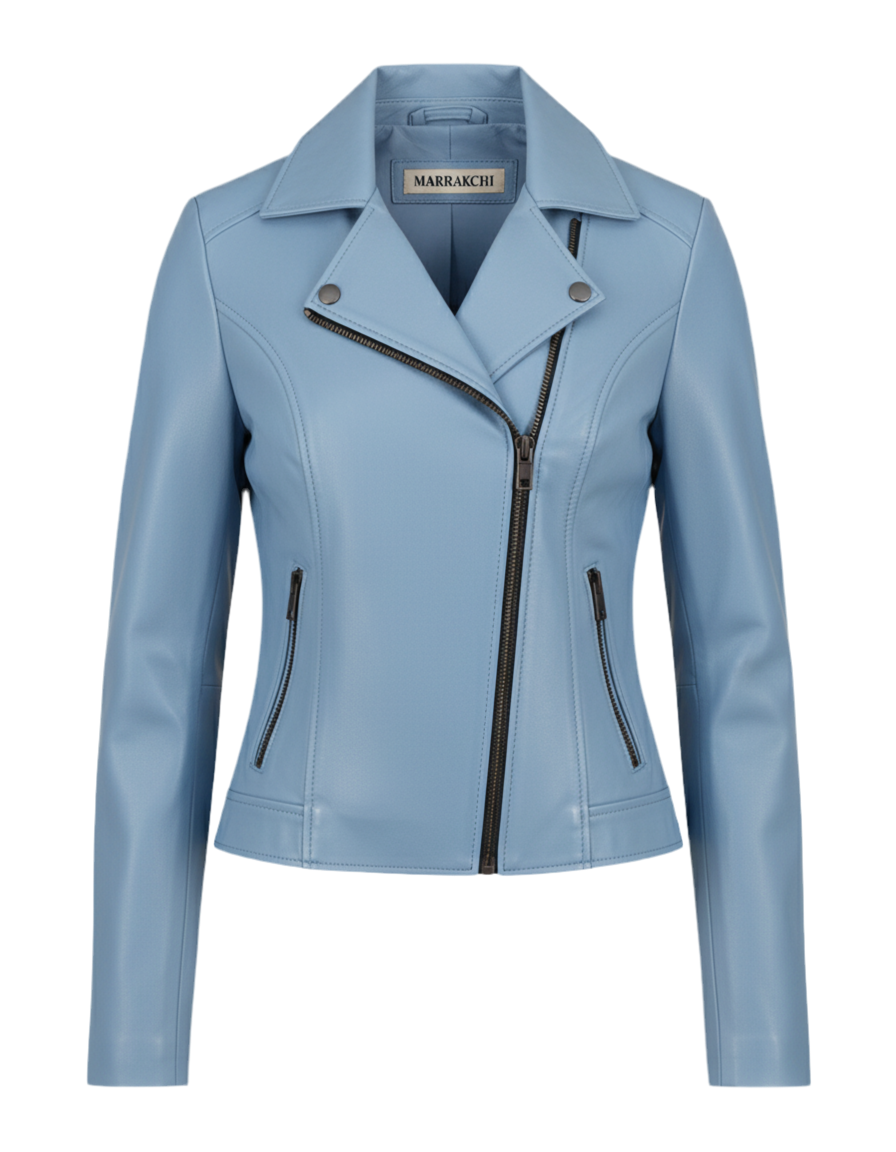 Veste en cuir d’agneau – Malika