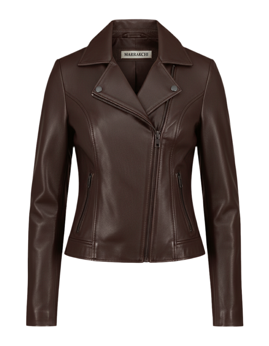 Veste en cuir d’agneau – Malika