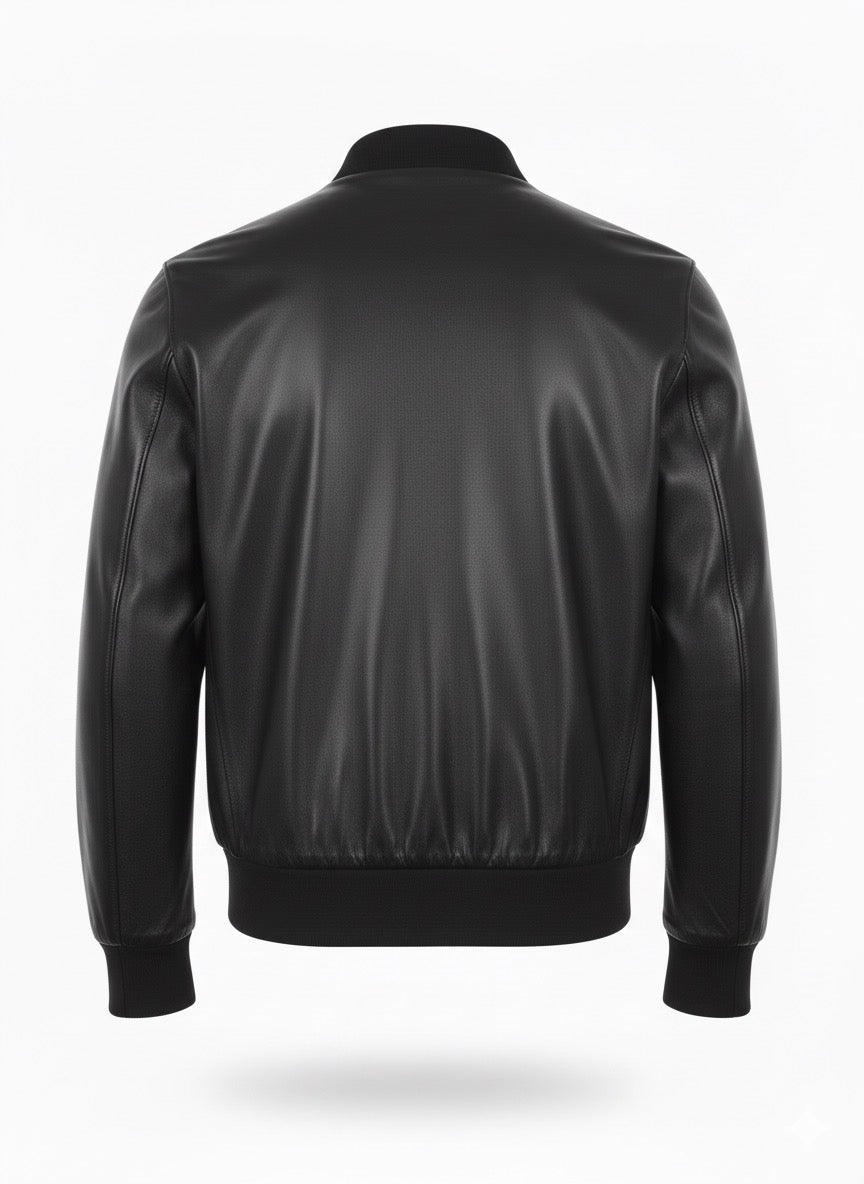 Lantern – Veste homme en cuir lisse brillant | Modèle 2026