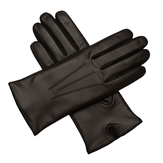 Gants en cuir pour hommes – doublure douce, plusieurs tailles et couleurs
