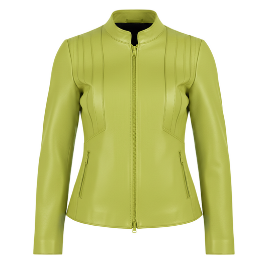 Veste en cuir d'agneau DUCE