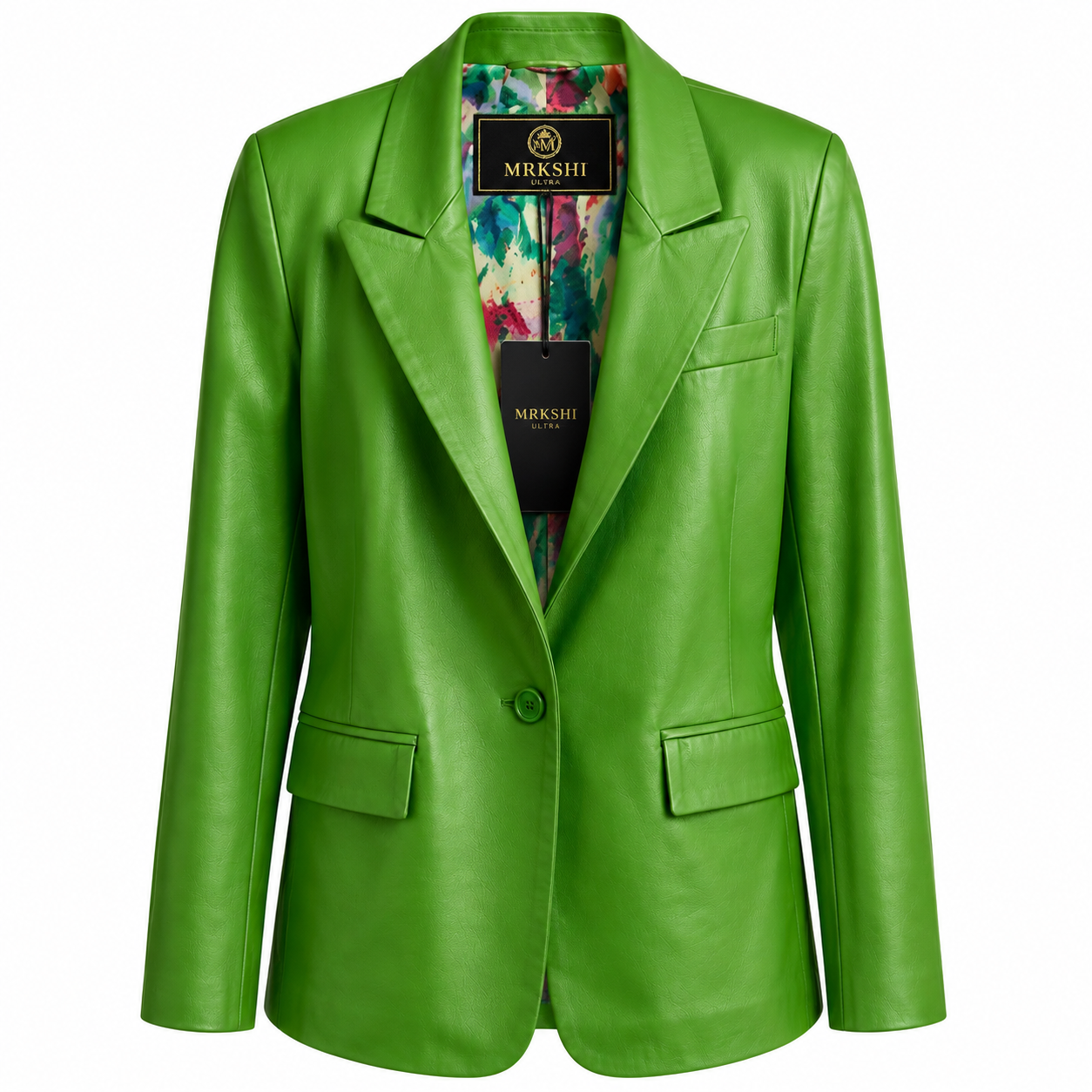 Blazer Femme en Cuir Premium – MRKSHI | Élégance Business