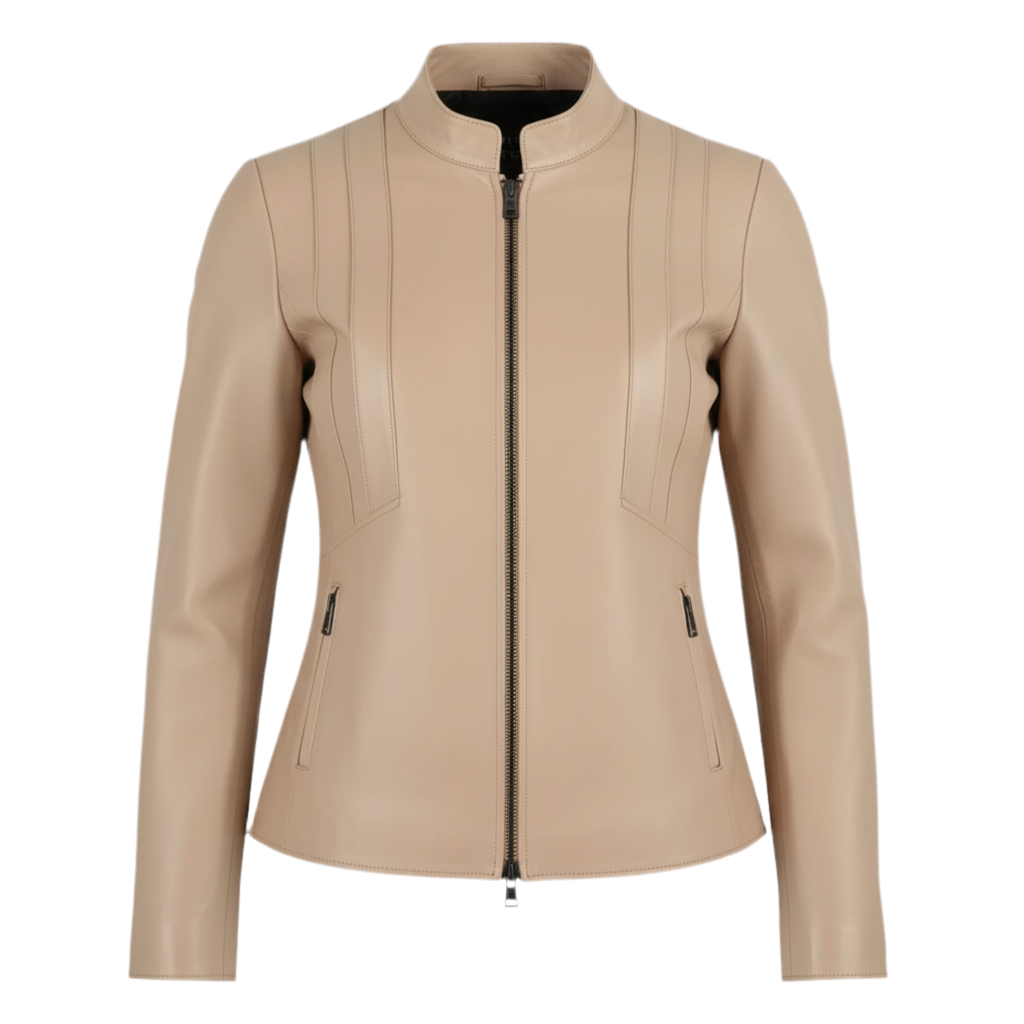 Veste en cuir d'agneau DUCE