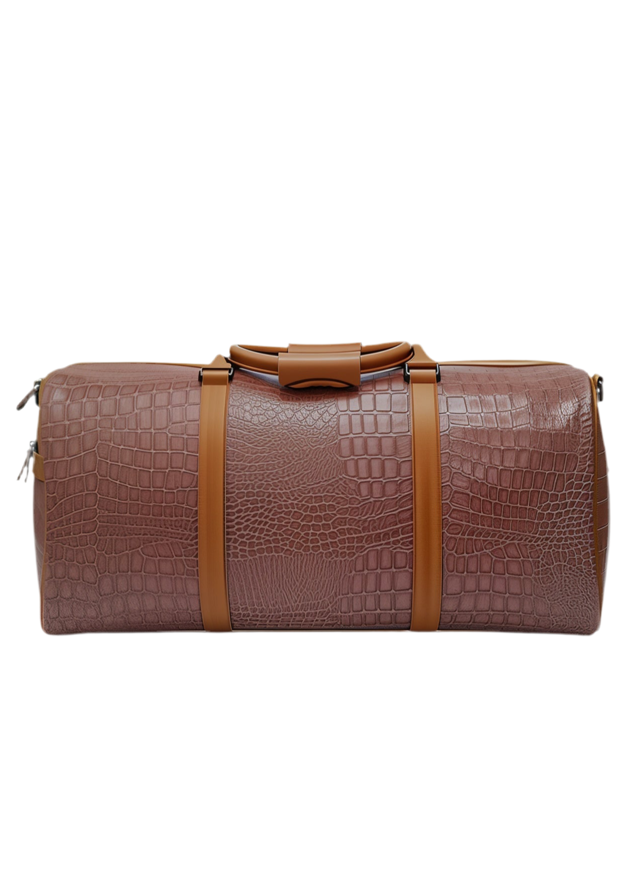 Sac week-end homme en cuir de vachette Marrakchi Motif serpent