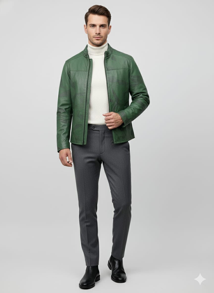 Veste en cuir Hamilton