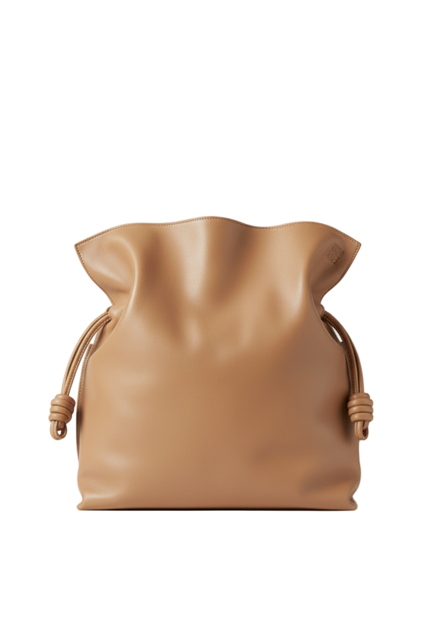 Pochette Flamenco en cuir de veau Nappa