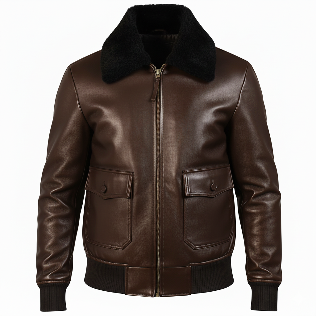Airmare G-1 Blouson aviateur en cuir veritable