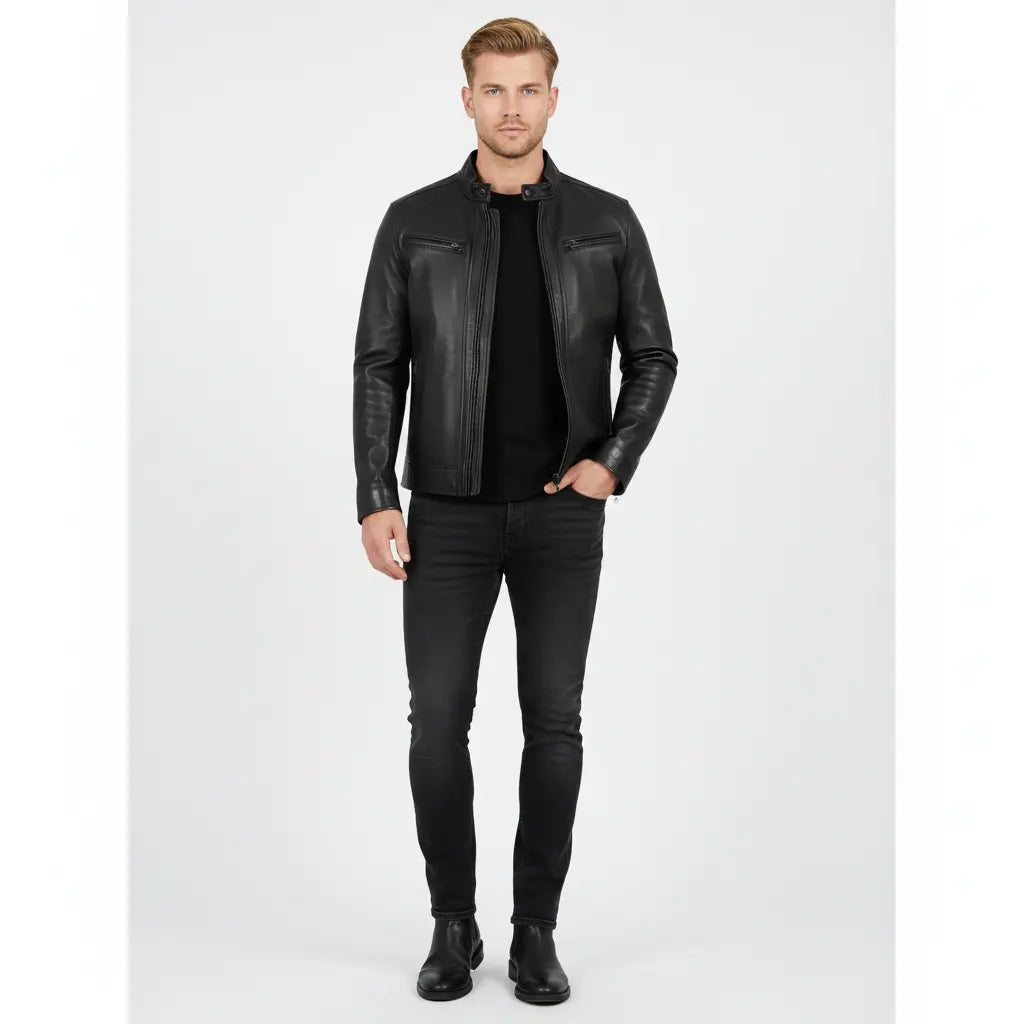Marrakchi FORD Cuir d'agneau noir My Store