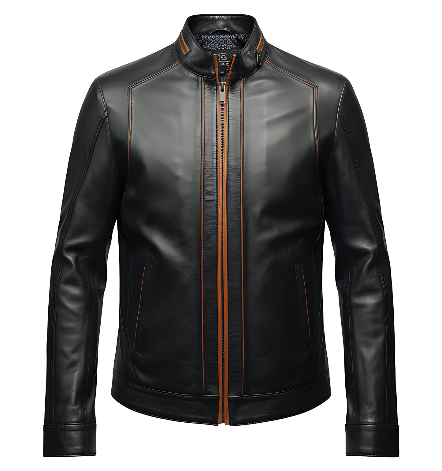 La Veste en cuir d'agneau - Drake Noir