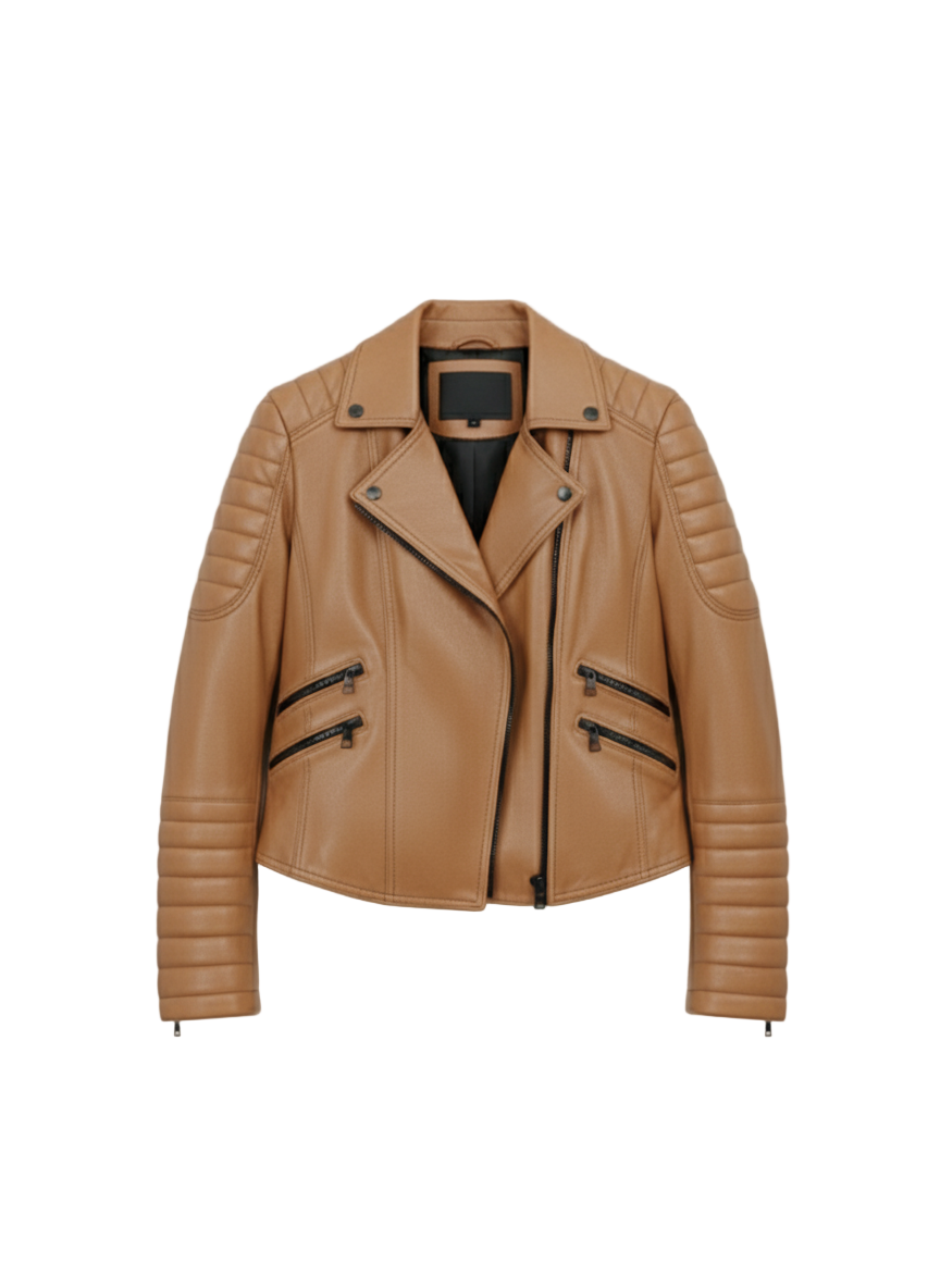 Veste en cuir d’agneau – Majida