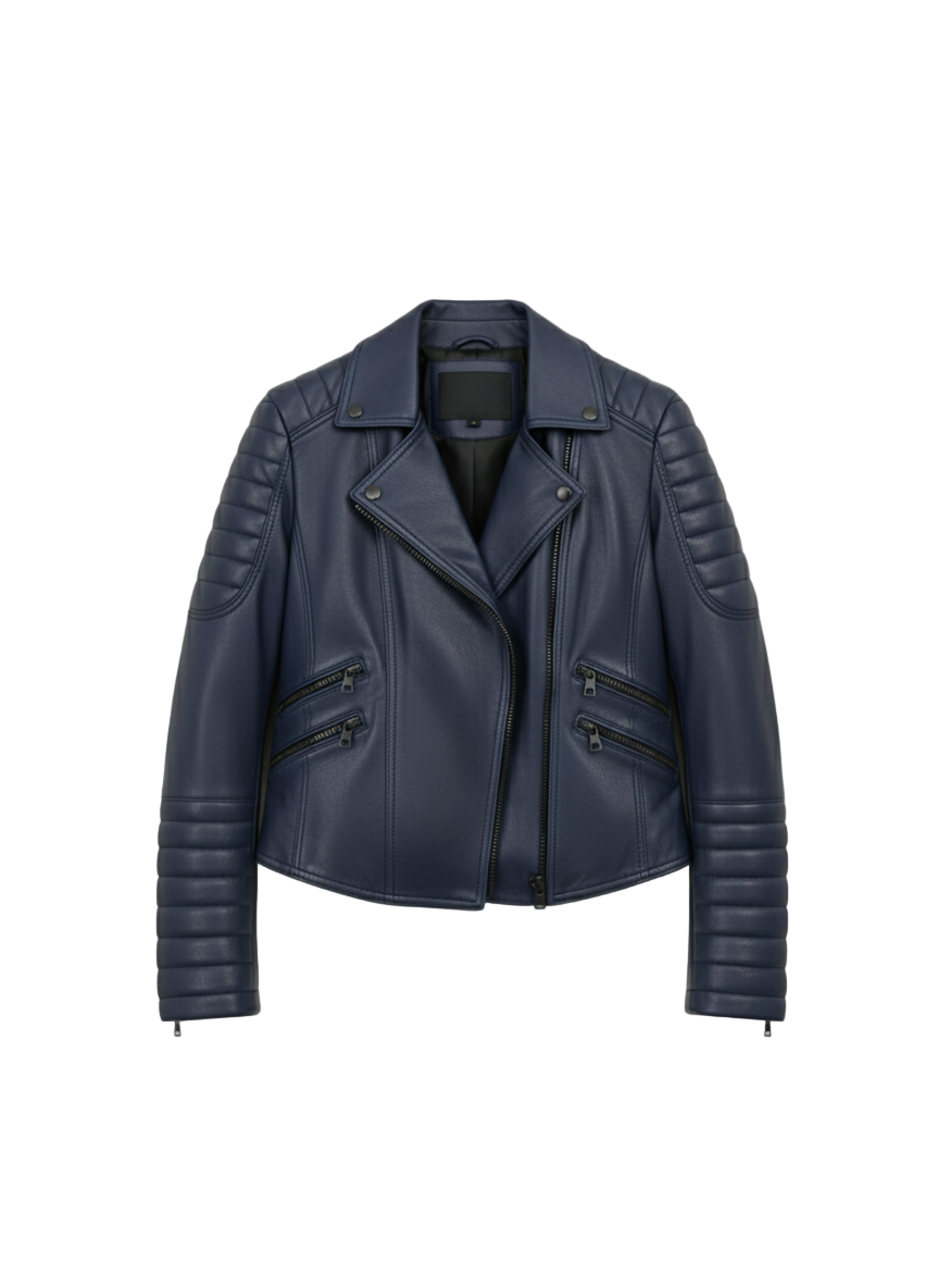Veste en cuir d’agneau – Majida