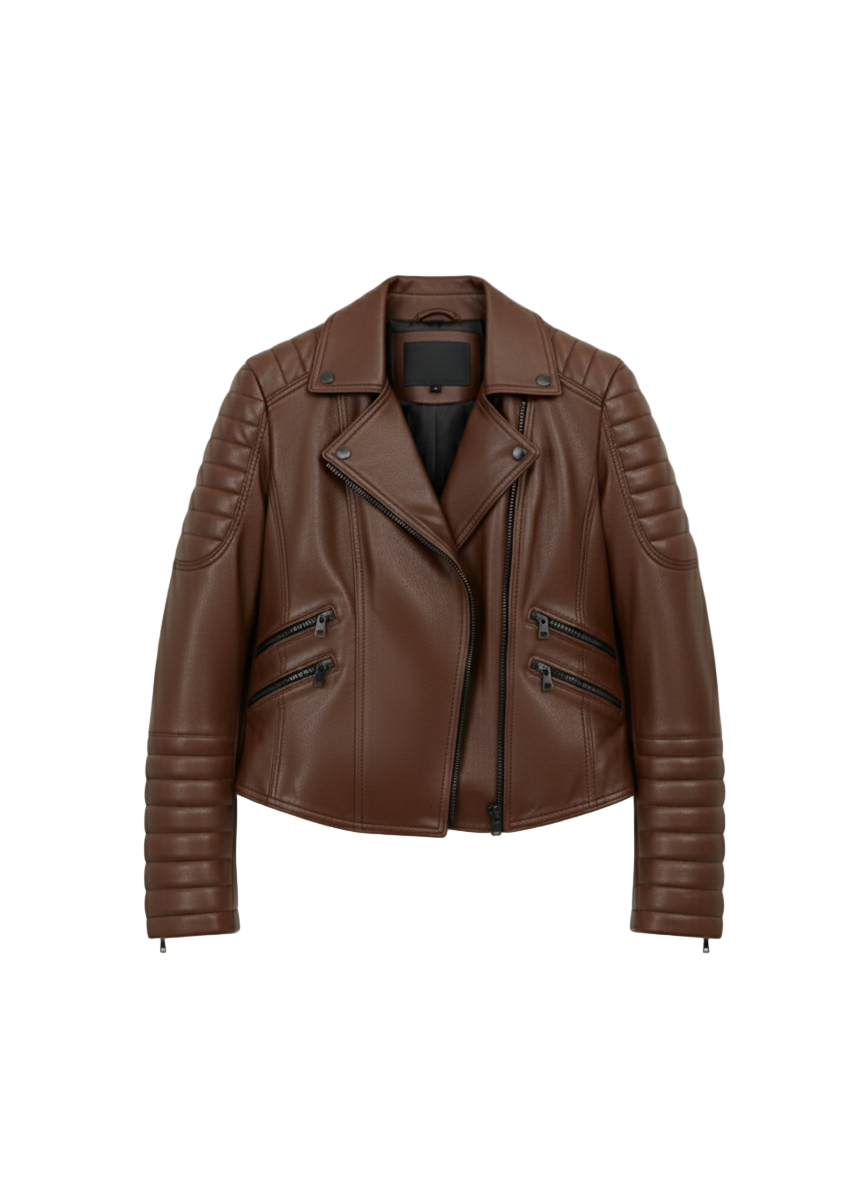 Veste en cuir d’agneau – Majida