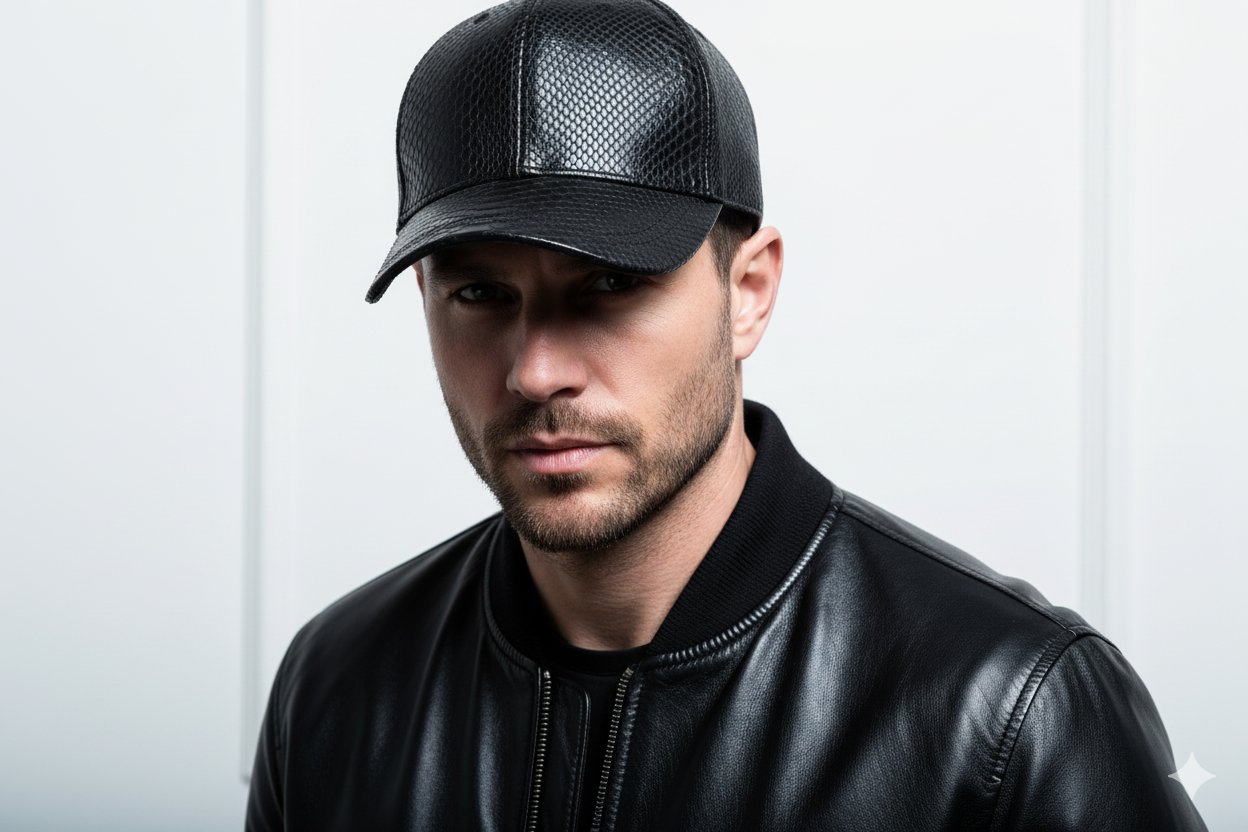 Casquette de baseball en cuir, différentes couleurs