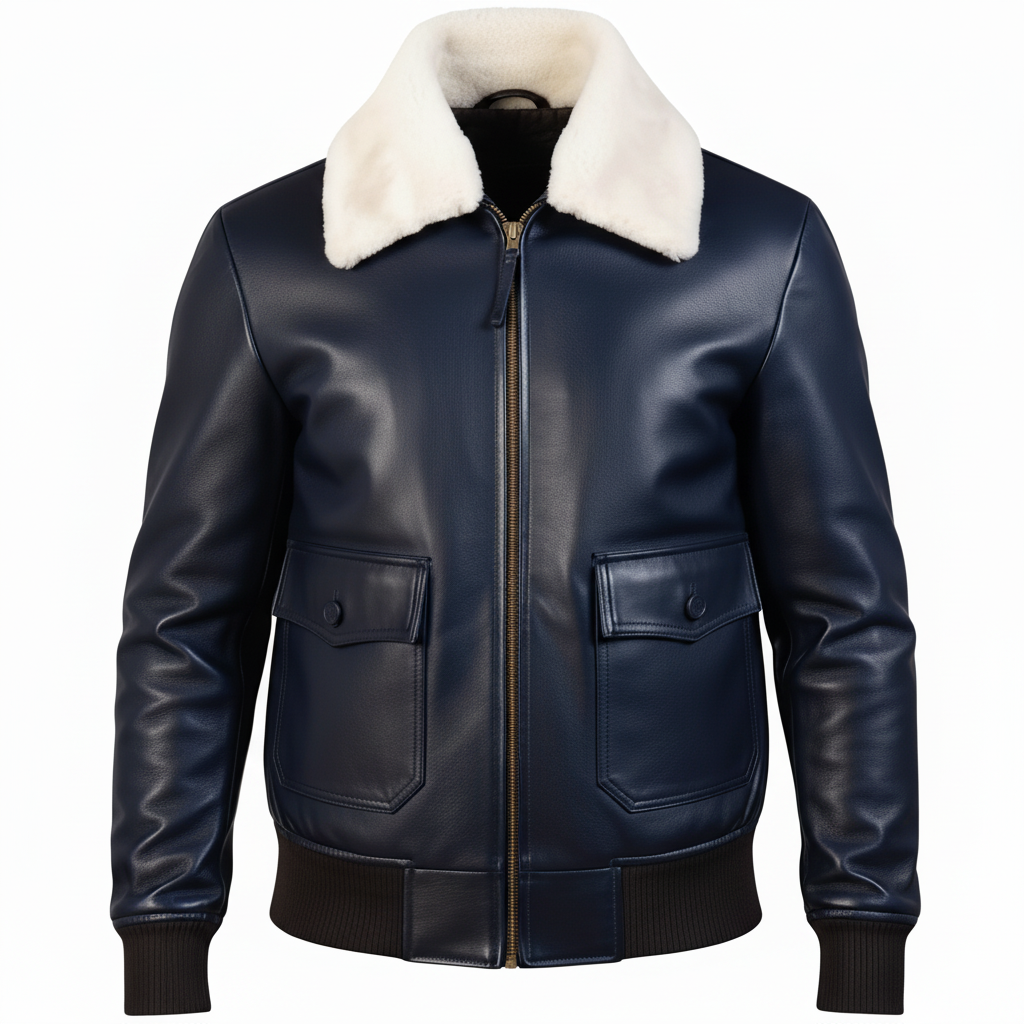 Airmare G-1 Blouson aviateur en cuir veritable