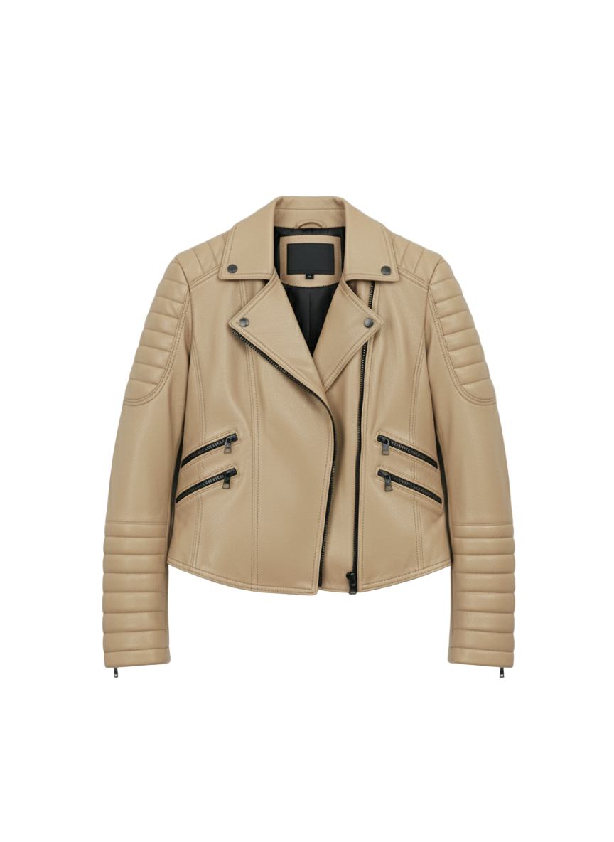 Veste en cuir d’agneau – Majida