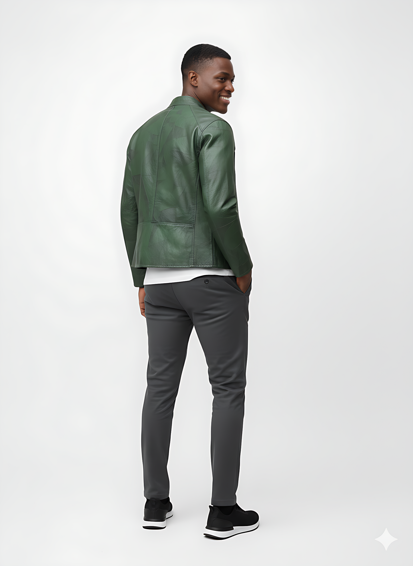 Veste en cuir Hamilton