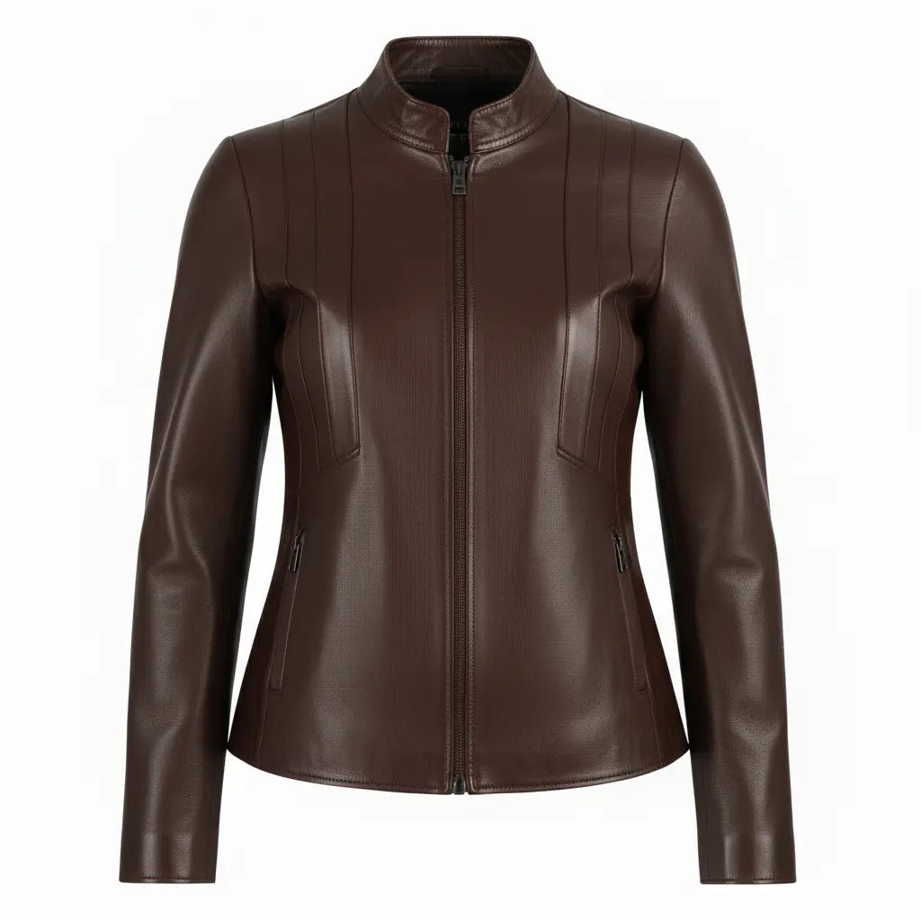 Veste en cuir d'agneau DUCE My Store