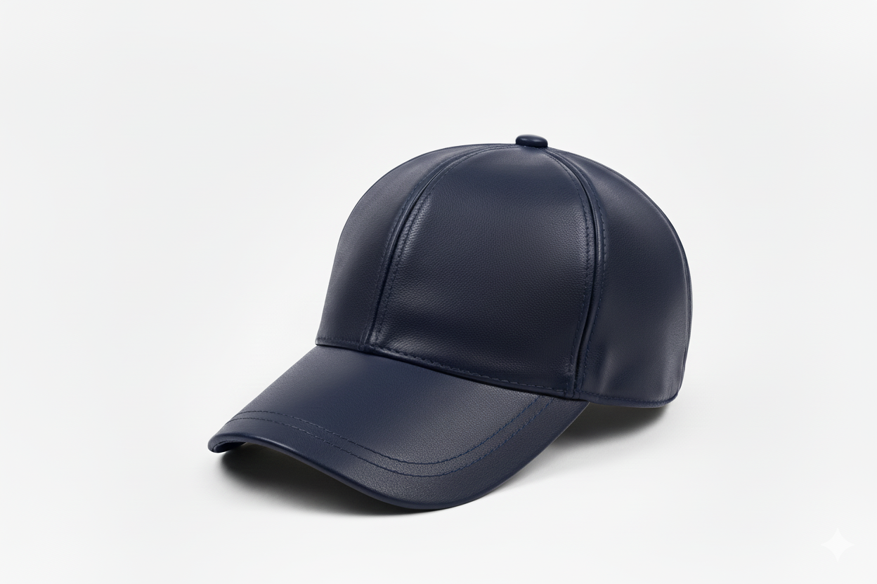 Casquette de baseball en cuir, différentes couleurs