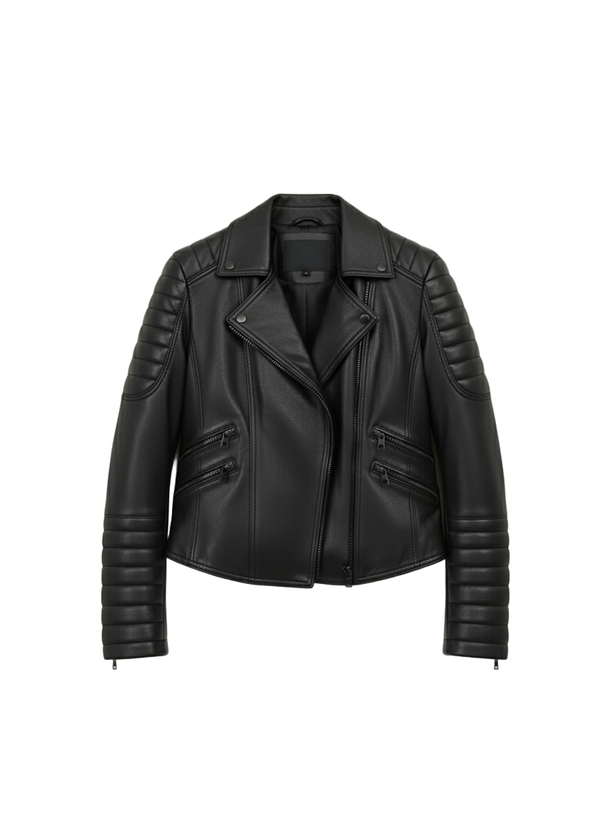Veste en cuir d’agneau – Majida