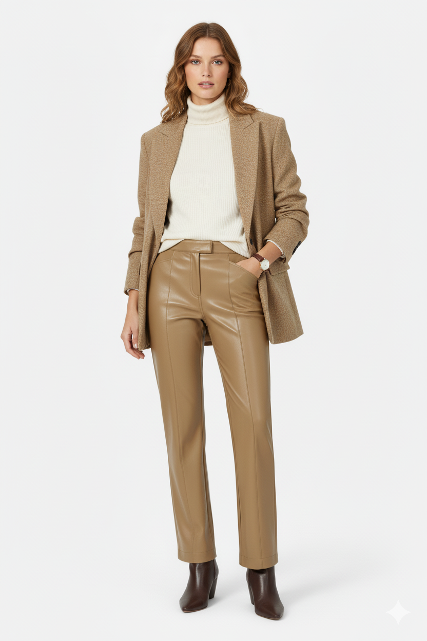 Pantalon en cuir, couleurs variées