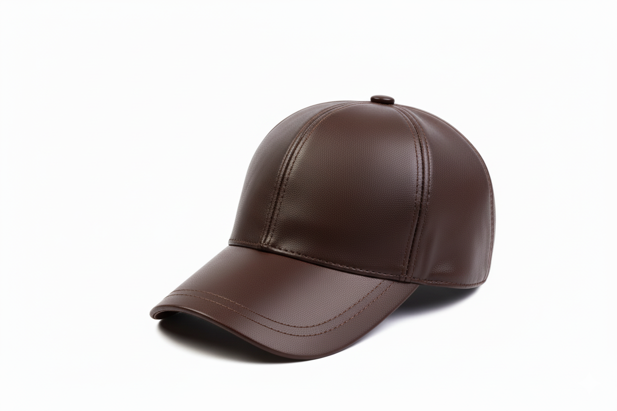 Casquette de baseball en cuir, différentes couleurs