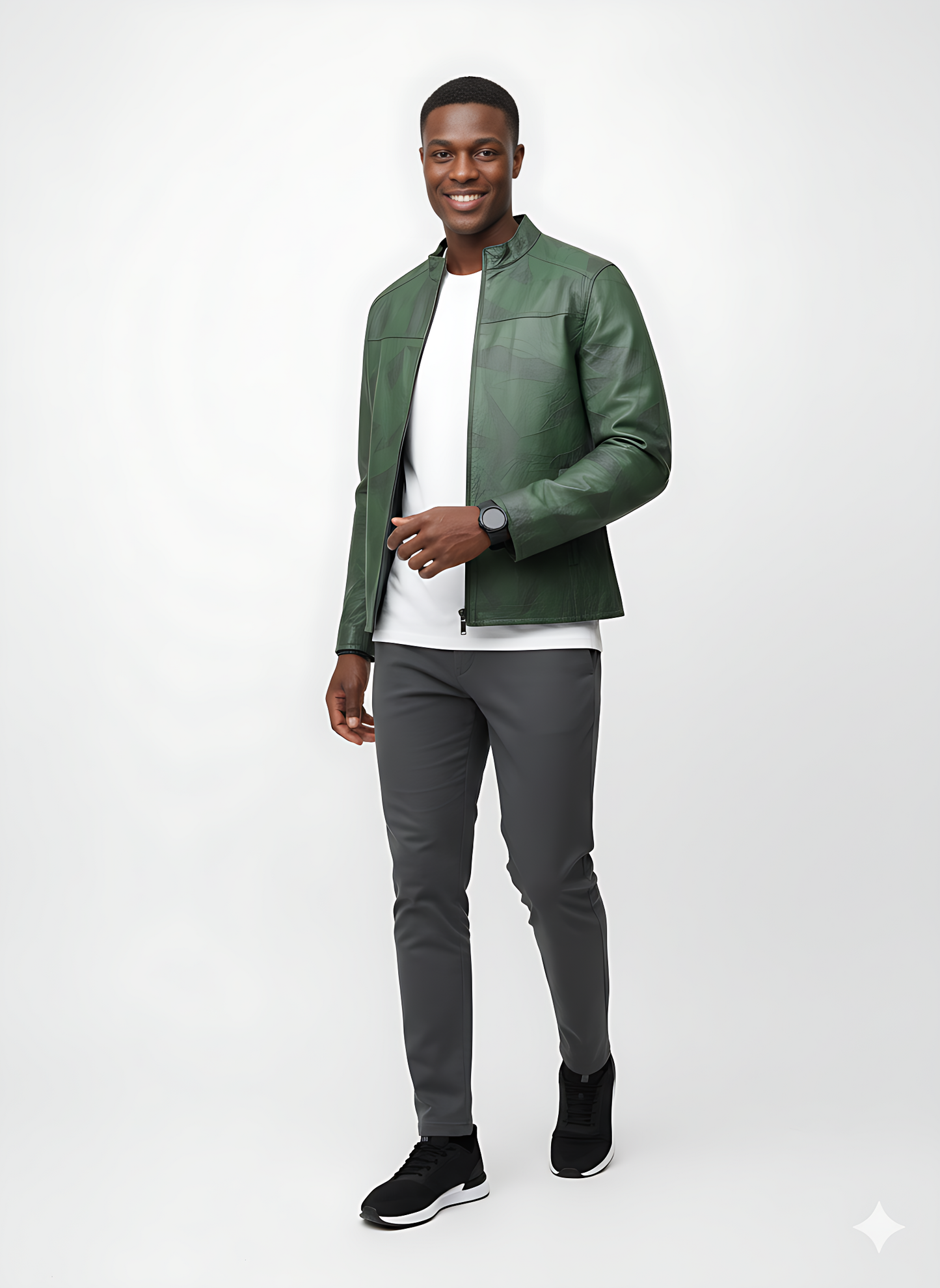 Veste en cuir Hamilton