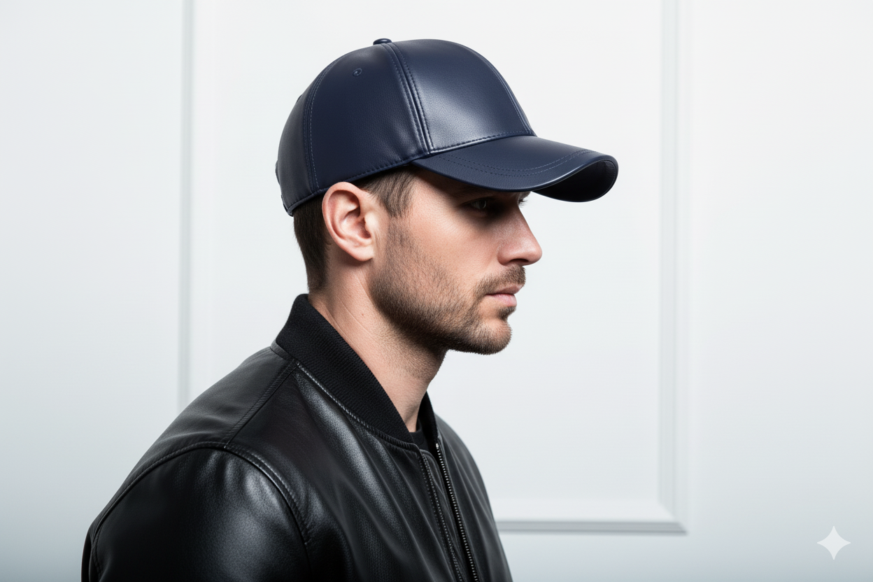 Casquette de baseball en cuir, différentes couleurs