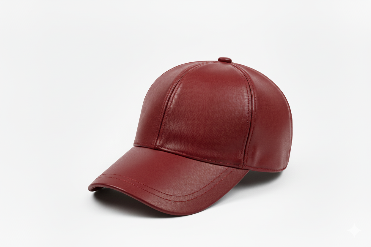 Casquette de baseball en cuir, différentes couleurs