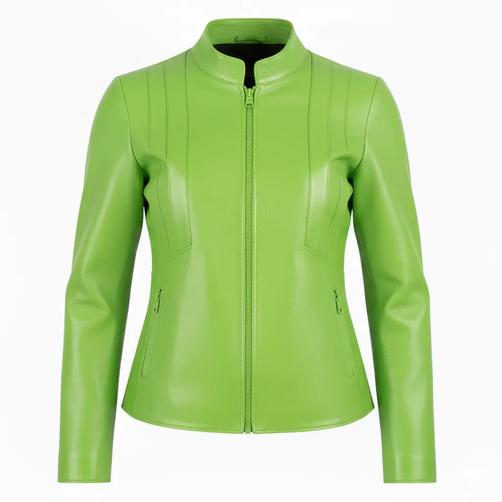 Veste en cuir d'agneau DUCE My Store