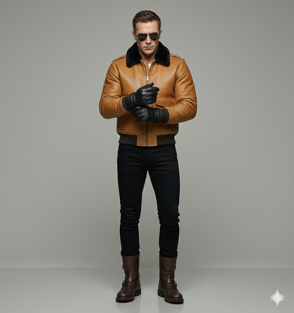 Eagle Rider – Veste en Cuir Premium 2026