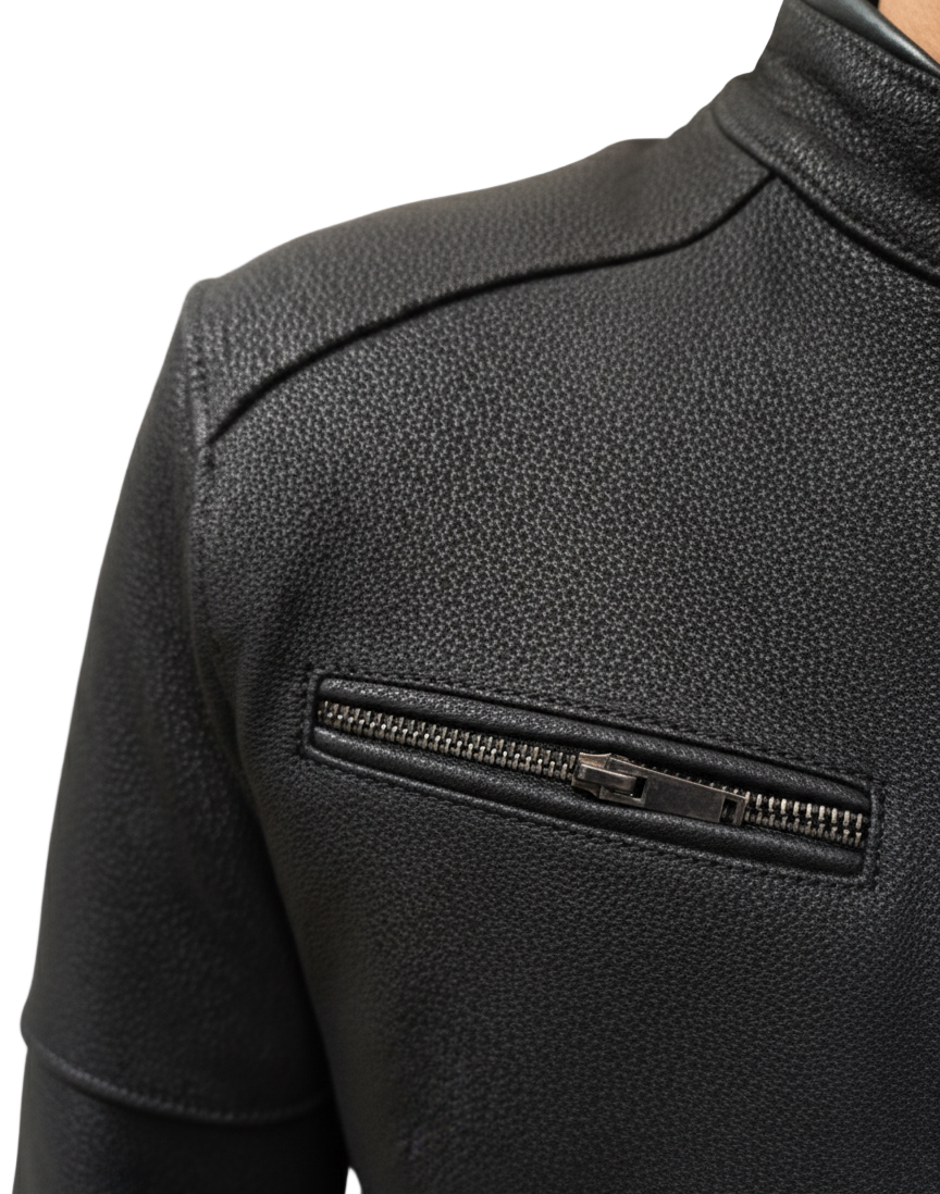 Veste en cuir Dusty pour homme