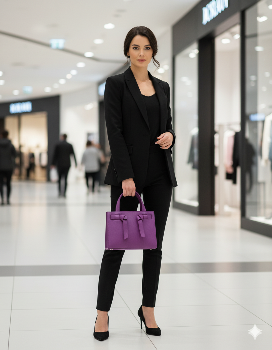 Sacs à main en cuir vintage style simple luxe Elenor