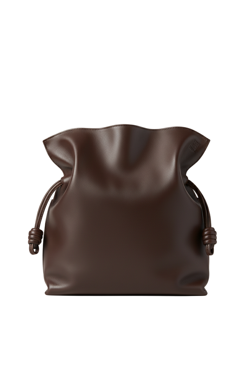 Pochette Flamenco en cuir de veau Nappa