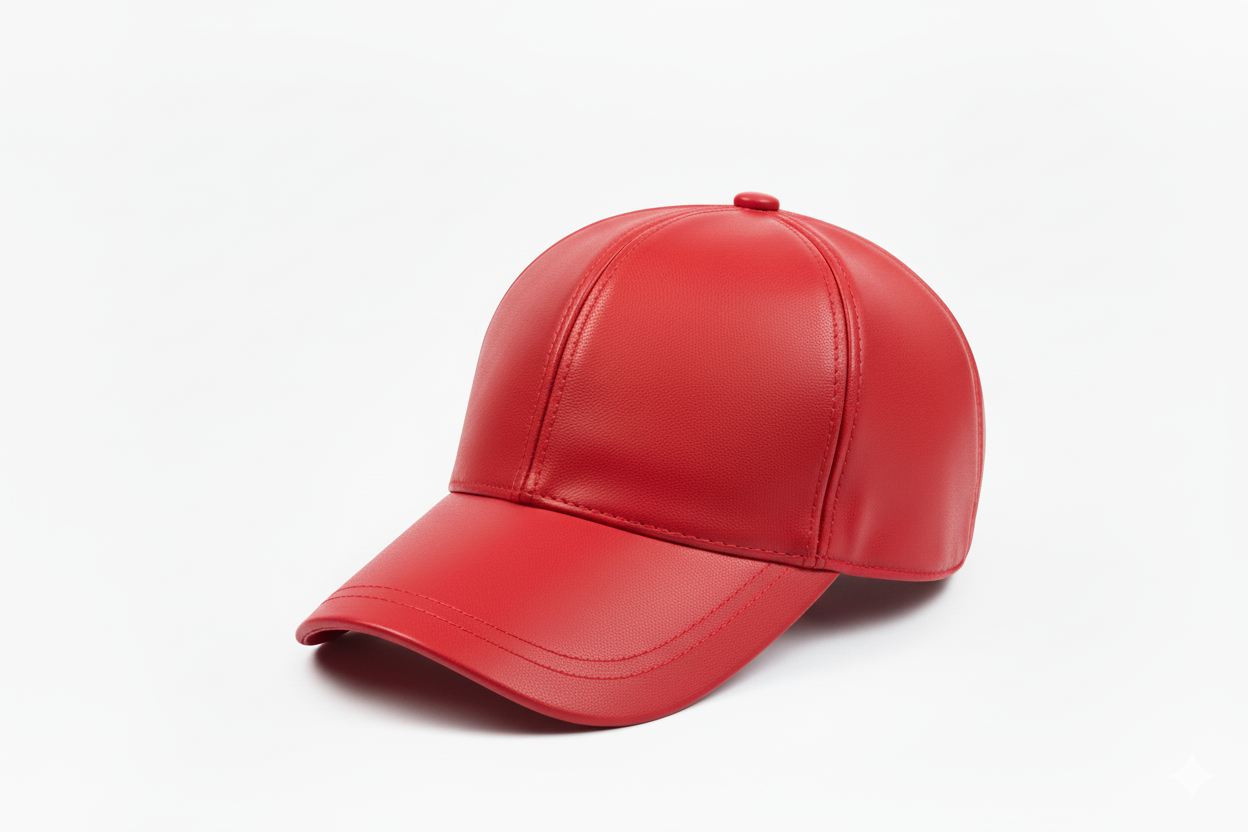 Casquette de baseball en cuir, différentes couleurs