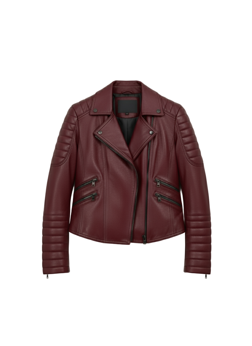 Veste en cuir d’agneau – Majida