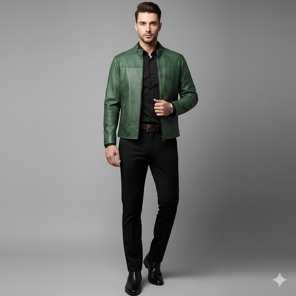 Veste en cuir Hamilton