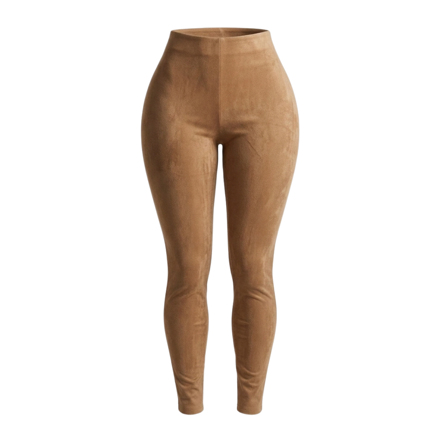 Pantalon en daim premium femme – Taille haute, élastique, coupe flare de MRKSHI