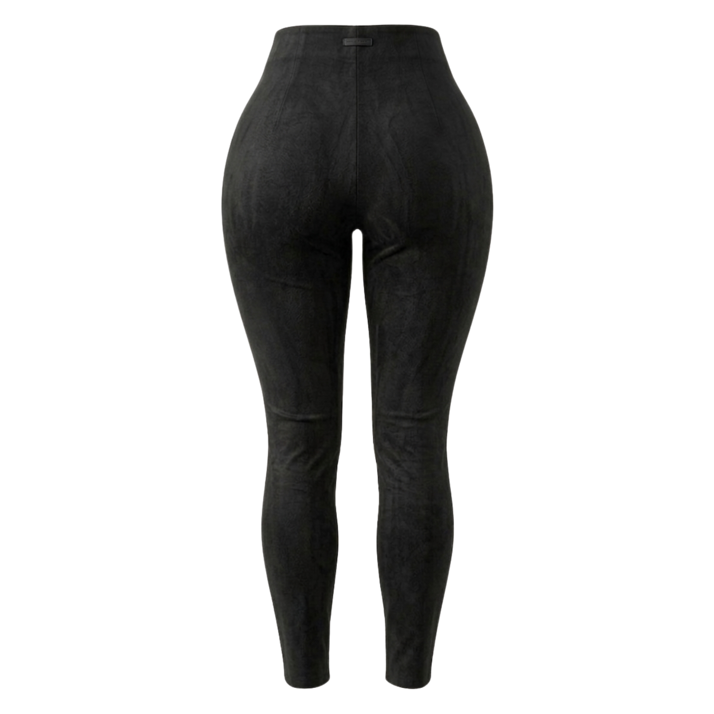 Pantalon en daim premium femme – Taille haute, élastique, coupe flare de MRKSHI