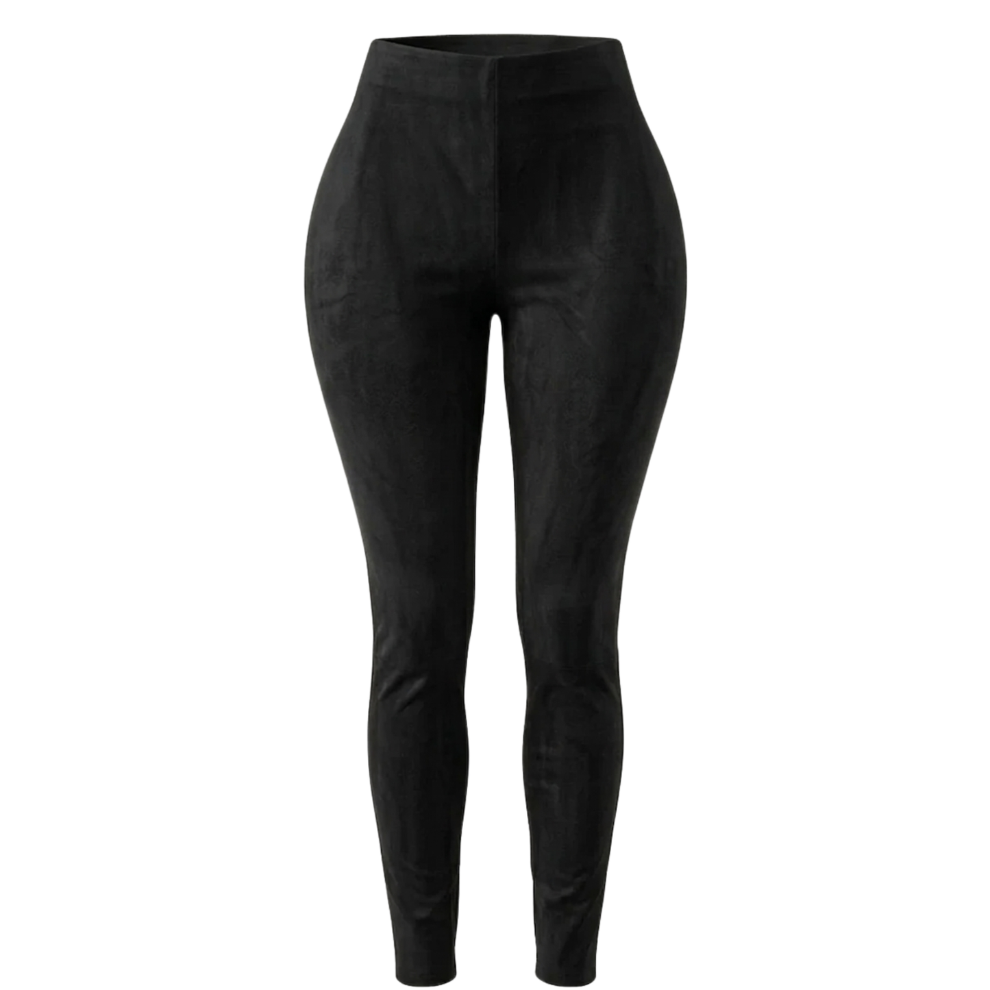 Pantalon en daim premium femme – Taille haute, élastique, coupe flare de MRKSHI