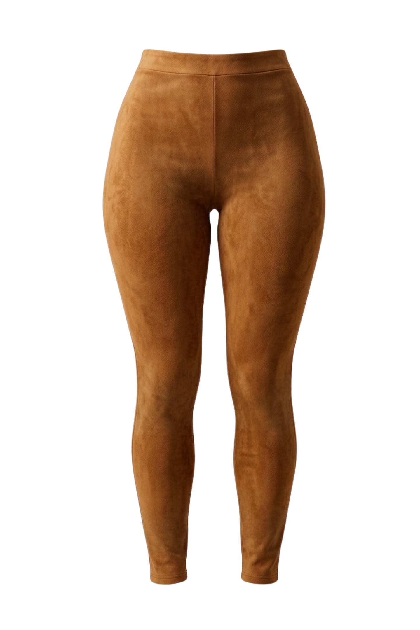 Pantalon en daim premium femme – Taille haute, élastique, coupe flare de MRKSHI