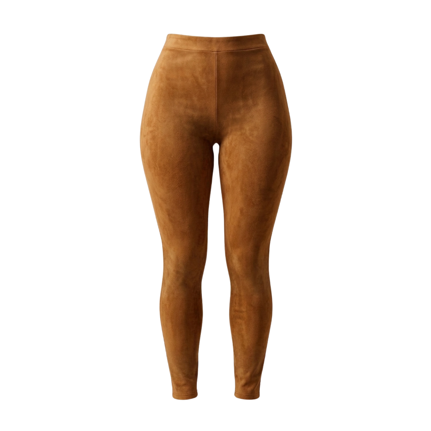Pantalon en daim premium femme – Taille haute, élastique, coupe flare de MRKSHI