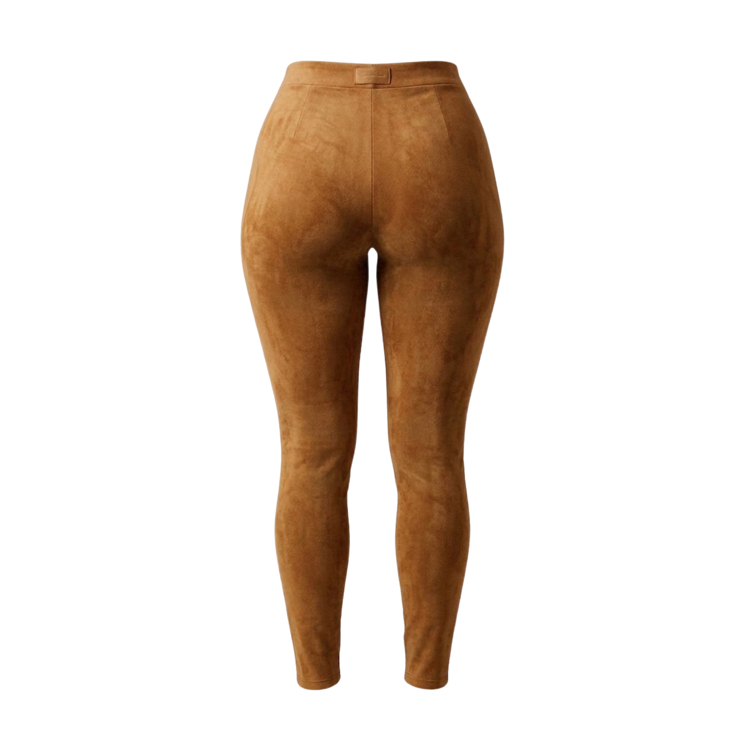 Pantalon en daim premium femme – Taille haute, élastique, coupe flare de MRKSHI