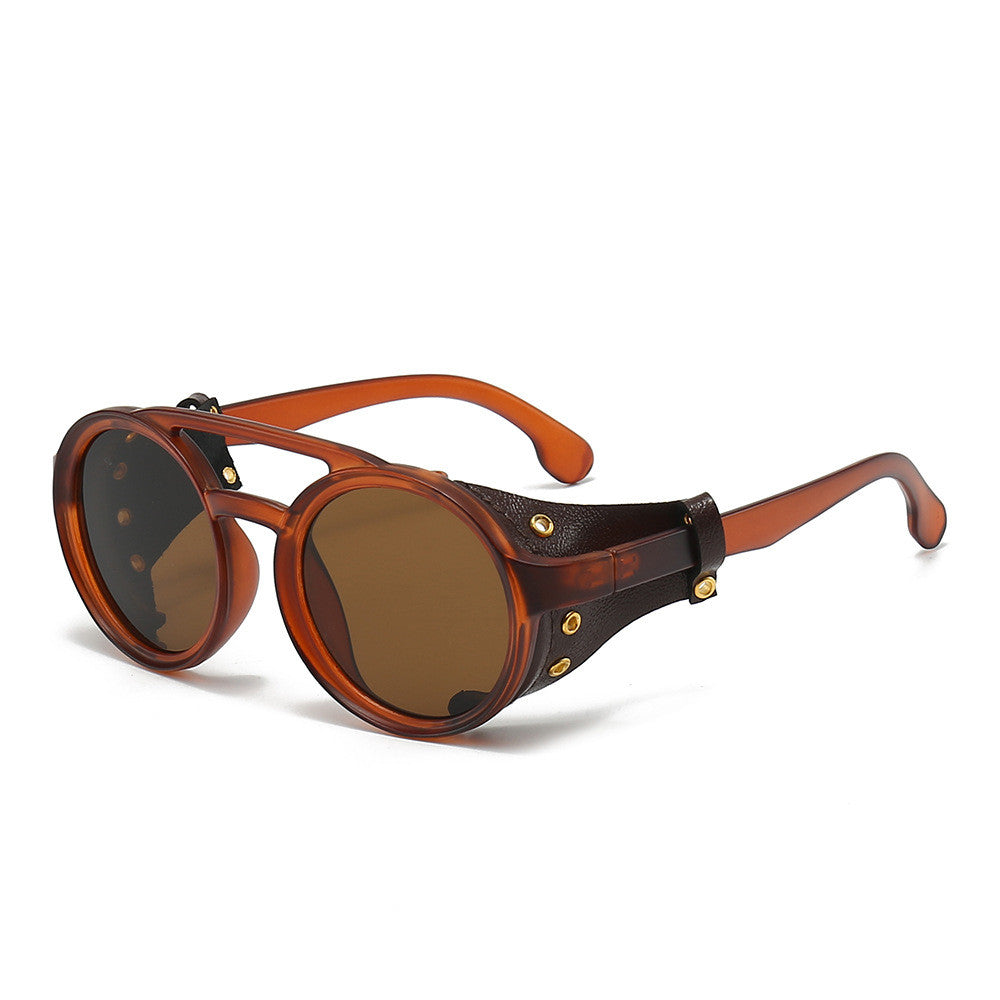 Lunettes Vintage Rondes Rétro – Steampunk Unisexe UV400