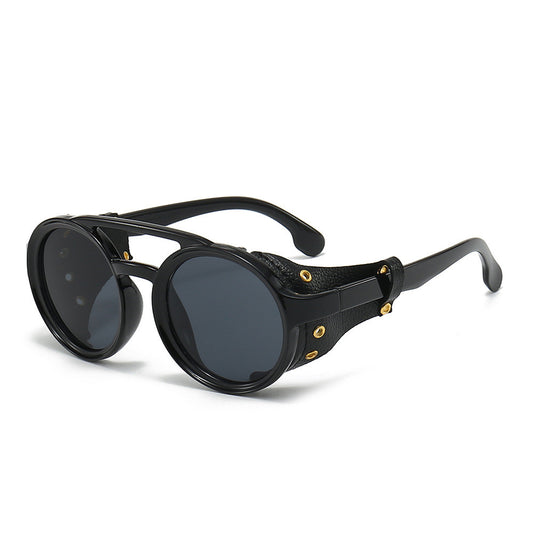 Lunettes Vintage Rondes Rétro – Steampunk Unisexe UV400