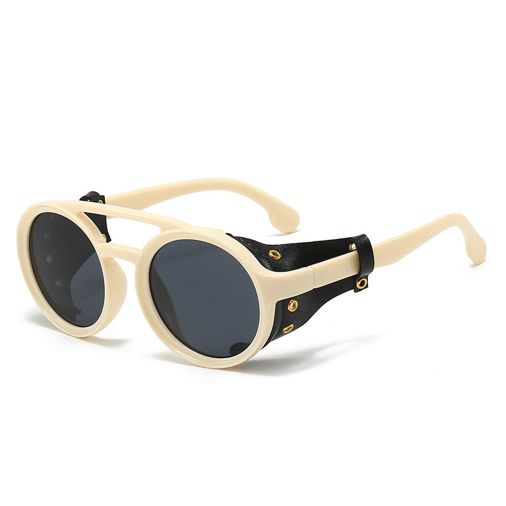 Lunettes Vintage Rondes Rétro – Steampunk Unisexe UV400