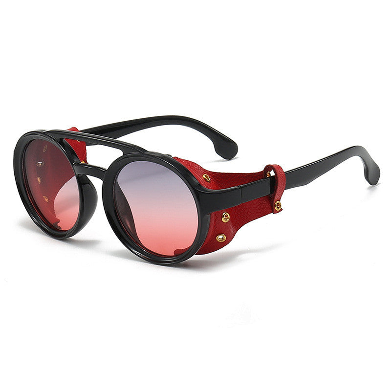 Lunettes Vintage Rondes Rétro – Steampunk Unisexe UV400