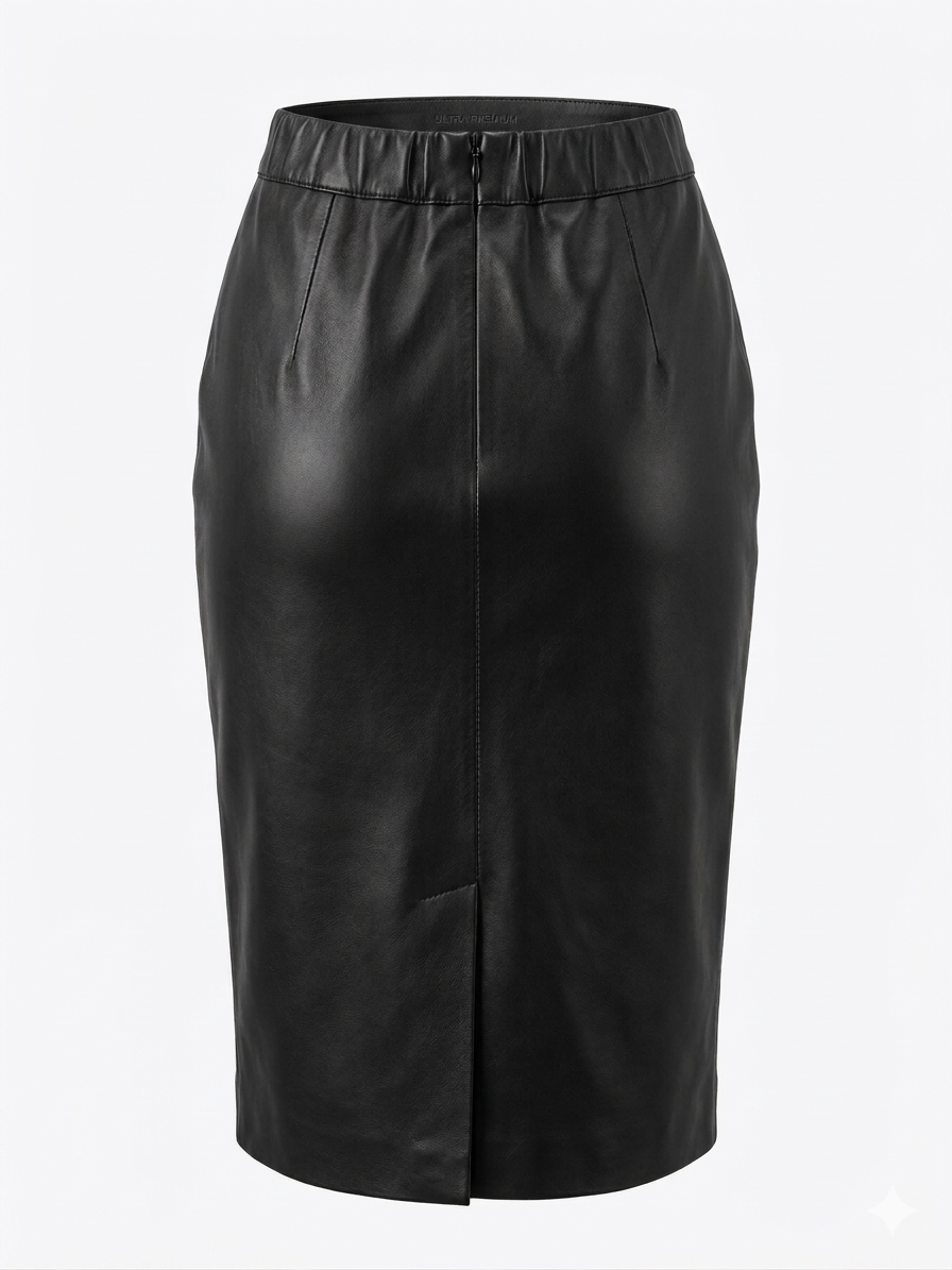 Jupe cuir femme haut de gamme ajustée et confortable